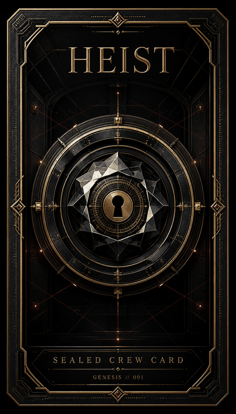 Sealed HEIST Genesis crew card